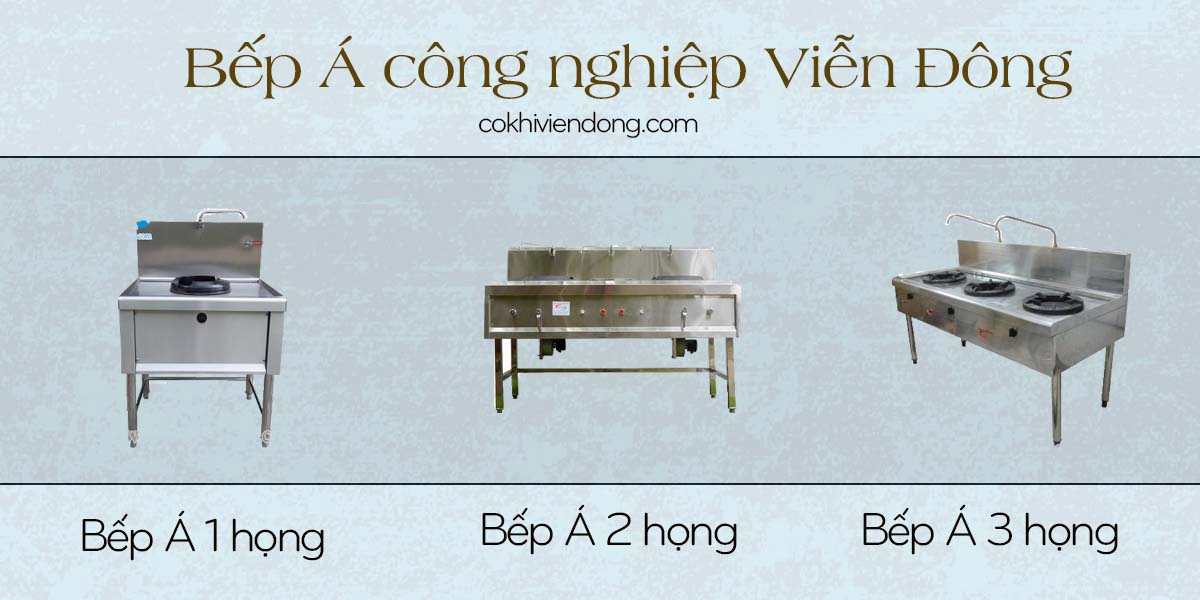 Bếp á đơn và bếp á đôi