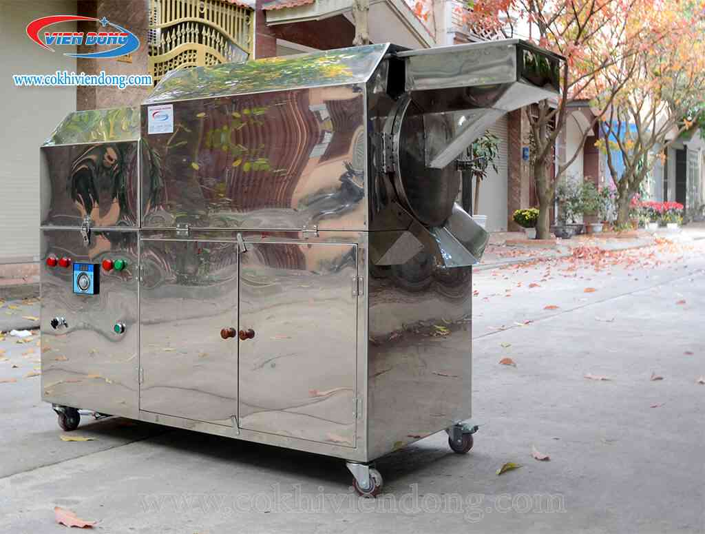 máy rang đậu nành